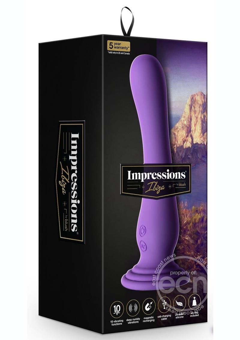 Impressions Ibiza Rechargeable Silicone Vibrator - Plum